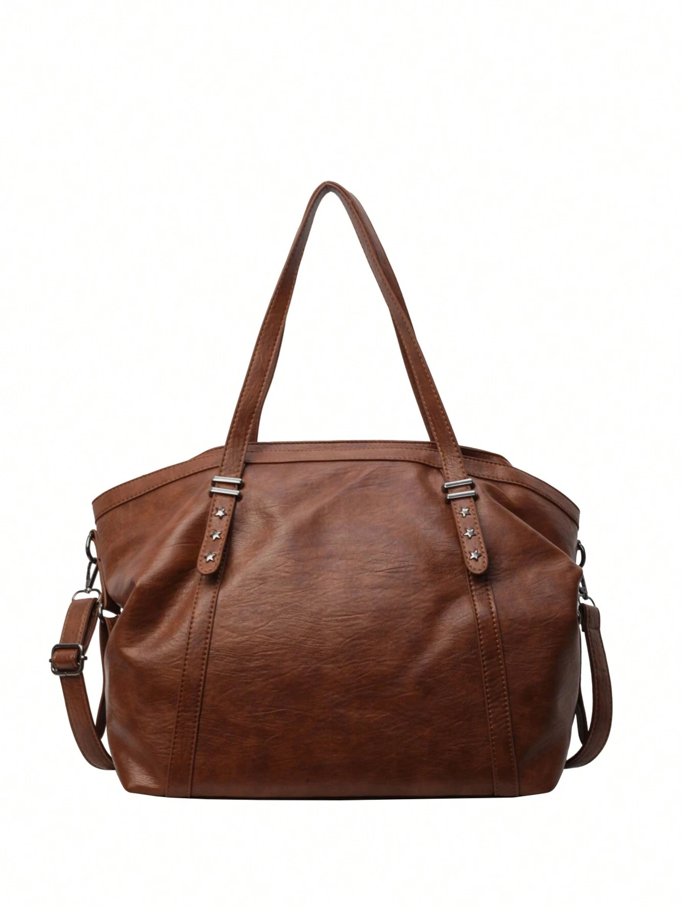 Sac à bandoulière et sac à main grande capacité en similicuir, style décontracté, adapté — vue 9