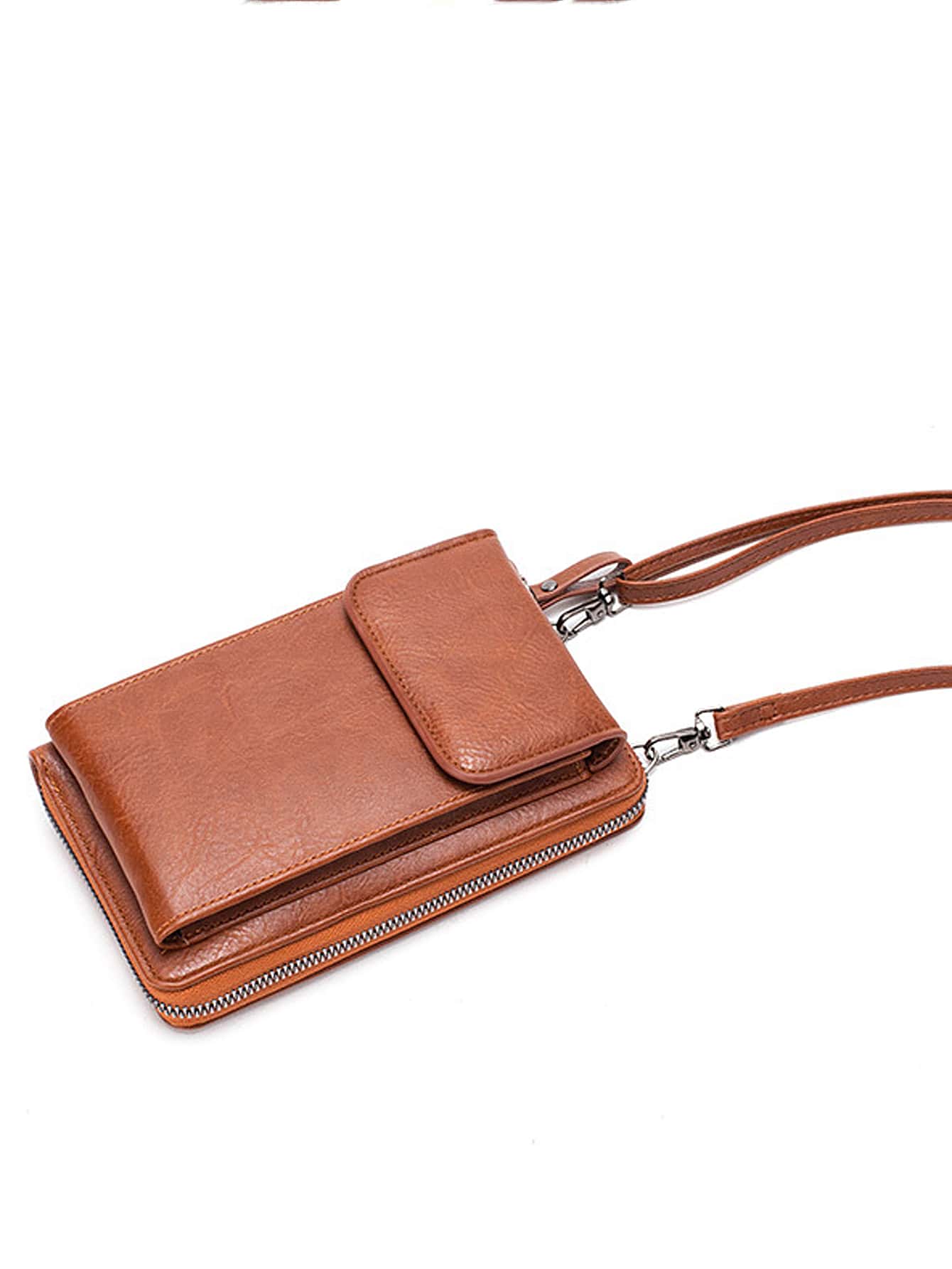 MIYIN Sac bandoulière vintage pour femme, petit sac à fermeture éclair, avec bandoulière — vue 3