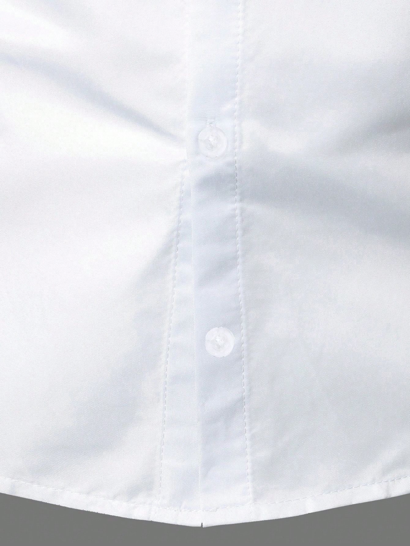 Cottnline Chemise habillée homme en 100% coton de couleur unie — vue 5