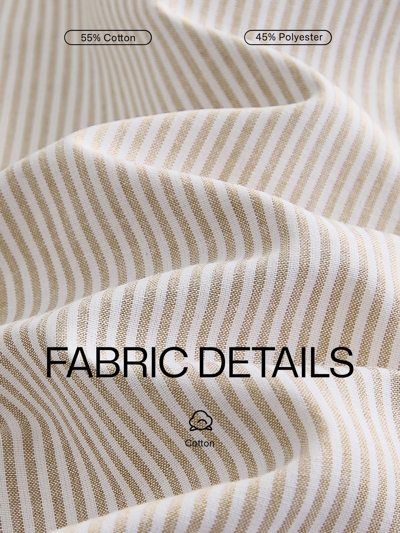 Lornavo Chemise décontractée polyvalente à rayures pour hommes, pour un port quotidien, — vue 3