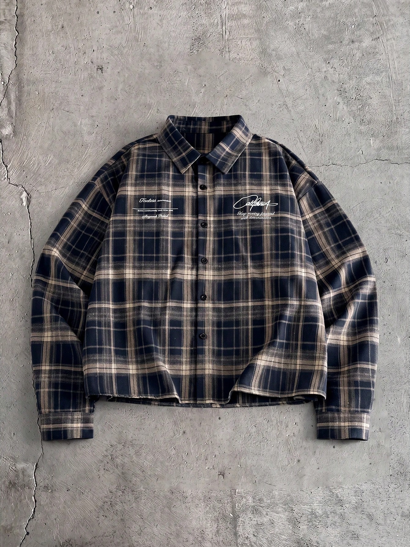 AXEPEAK Chemise à carreaux décontractée pour hommes, automne — vue 8