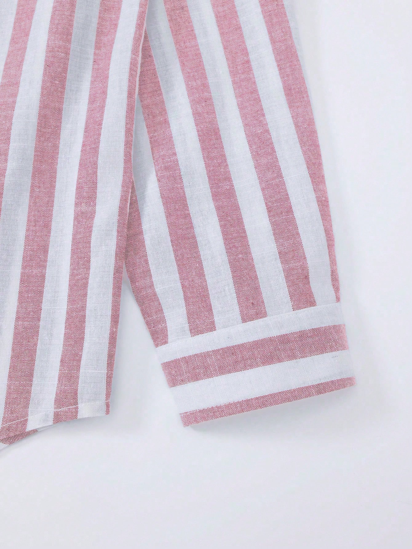 Chemise décontractée à manches longues à rayures de billets de banque vintage pour hommes — vue 7