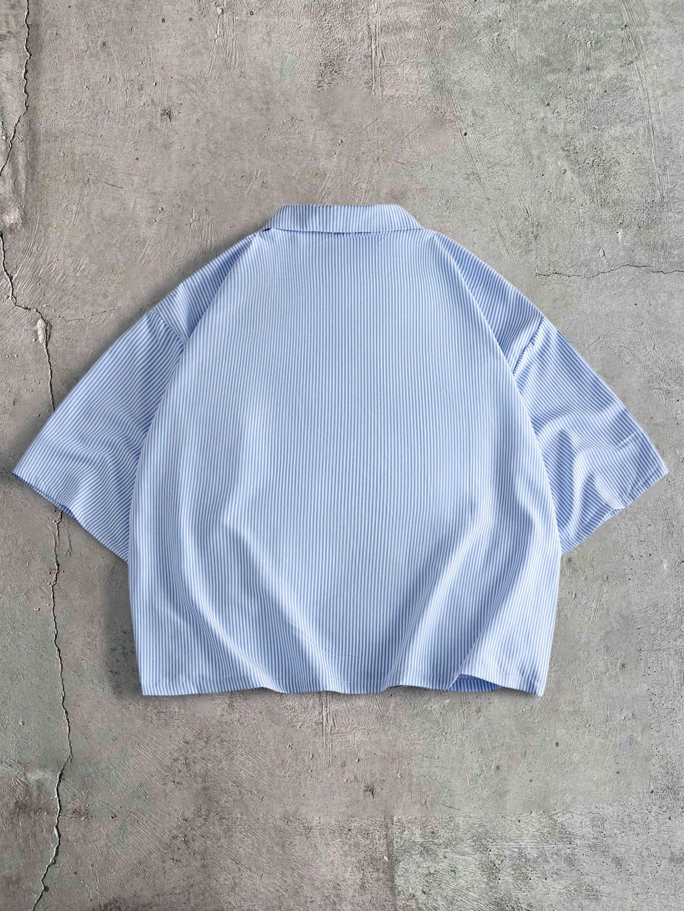 AXEPEAK Chemise décontractée à manches courtes pour hommes avec imprimé à carreaux et — vue 8