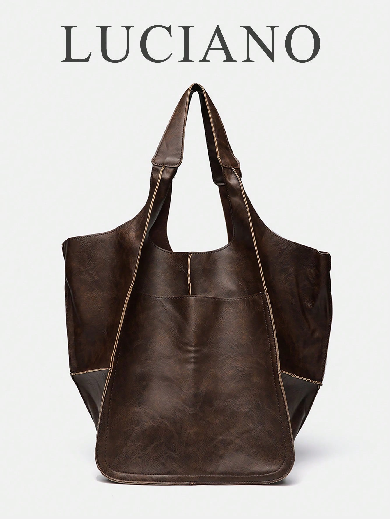 Nouveau sac fourre-tout surdimensionné de mode automne/hiver pour femmes, sac d'épaule — vue 5