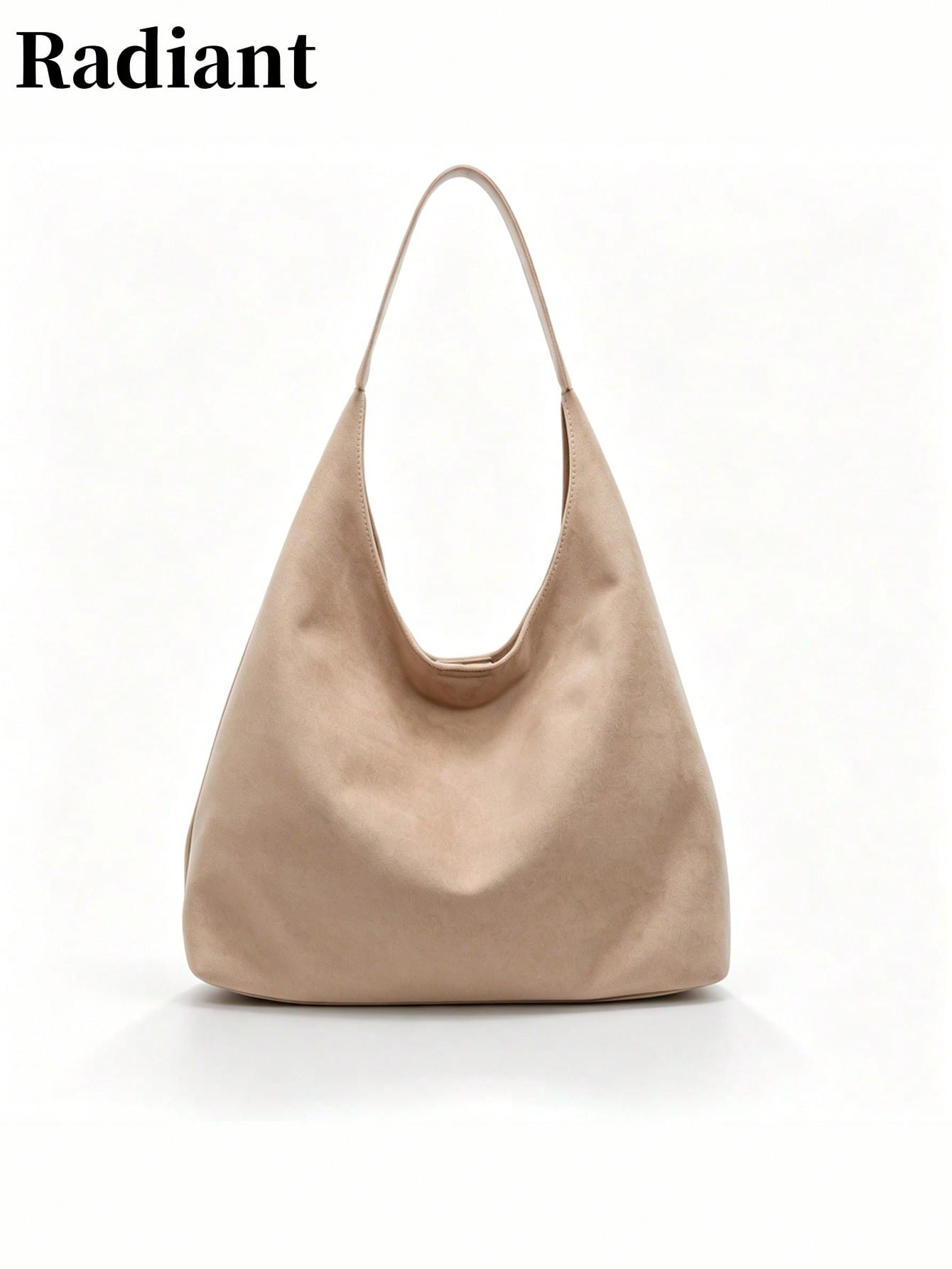 Sac à bandoulière bohème pour femme, grand sac blanc à pois, bouton pression, grande — vue 2