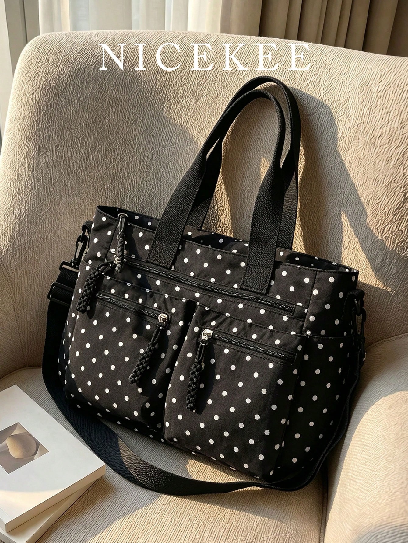Nouveau sac à bandoulière de style collège classique, mode, décontracté, grande capacité, — vue 6