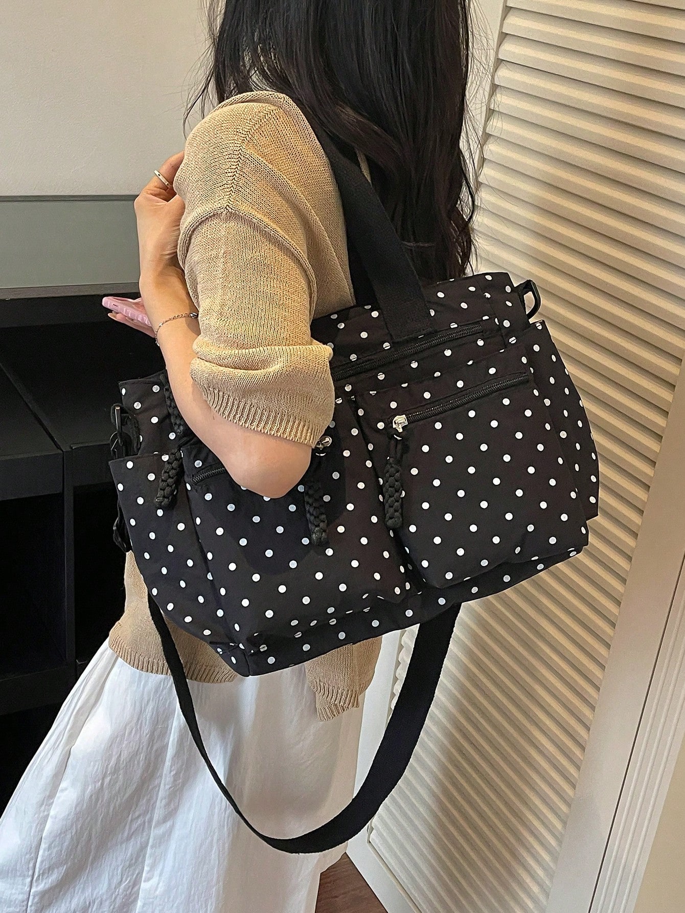 Nouveau sac à bandoulière de style collège classique, mode, décontracté, grande capacité, — vue 12