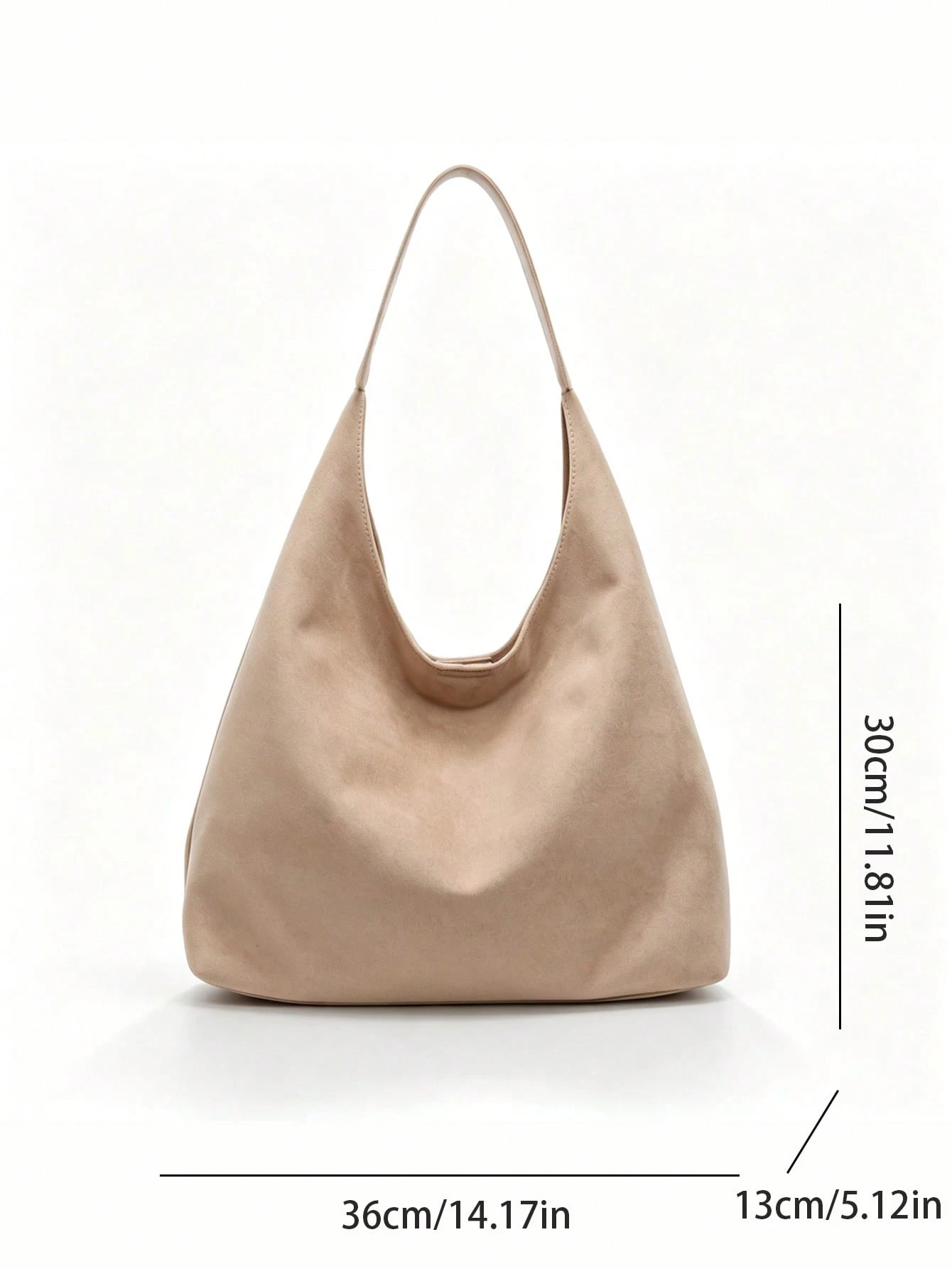 Sac à bandoulière bohème pour femme, grand sac blanc à pois, bouton pression, grande — vue 12