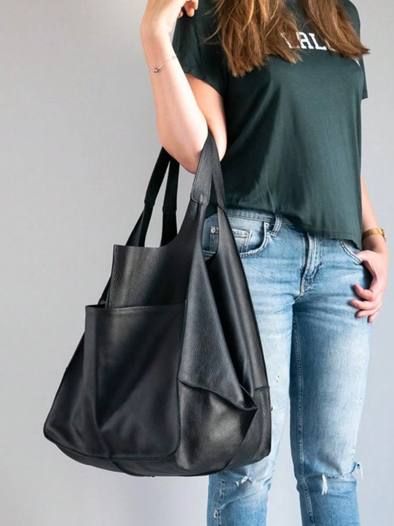 Dedoo Nouveau sac à main grande taille pour femmes automne/hiver, design de niche, — vue 11
