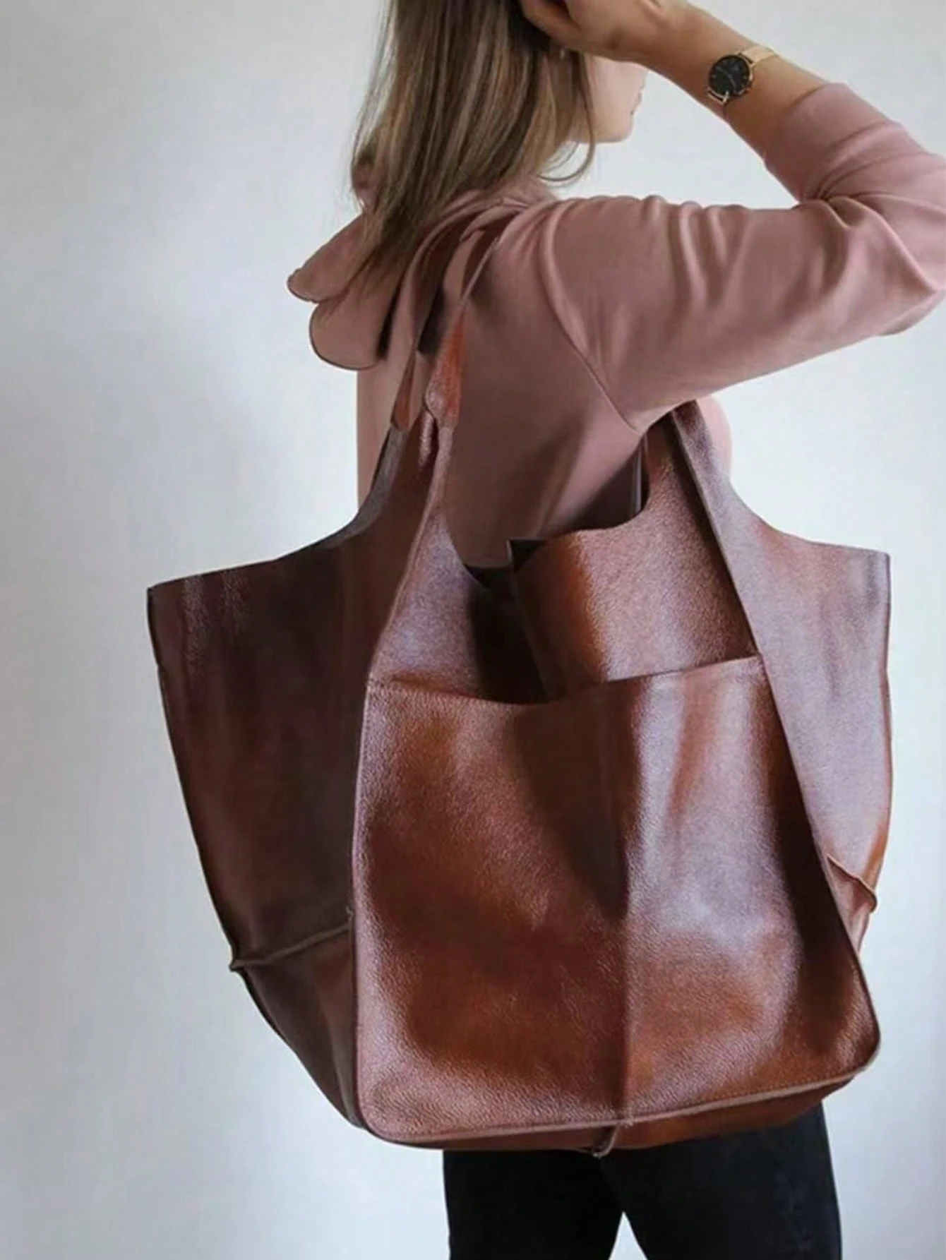 Dedoo Nouveau sac à main grande taille pour femmes automne/hiver, design de niche, — vue 7