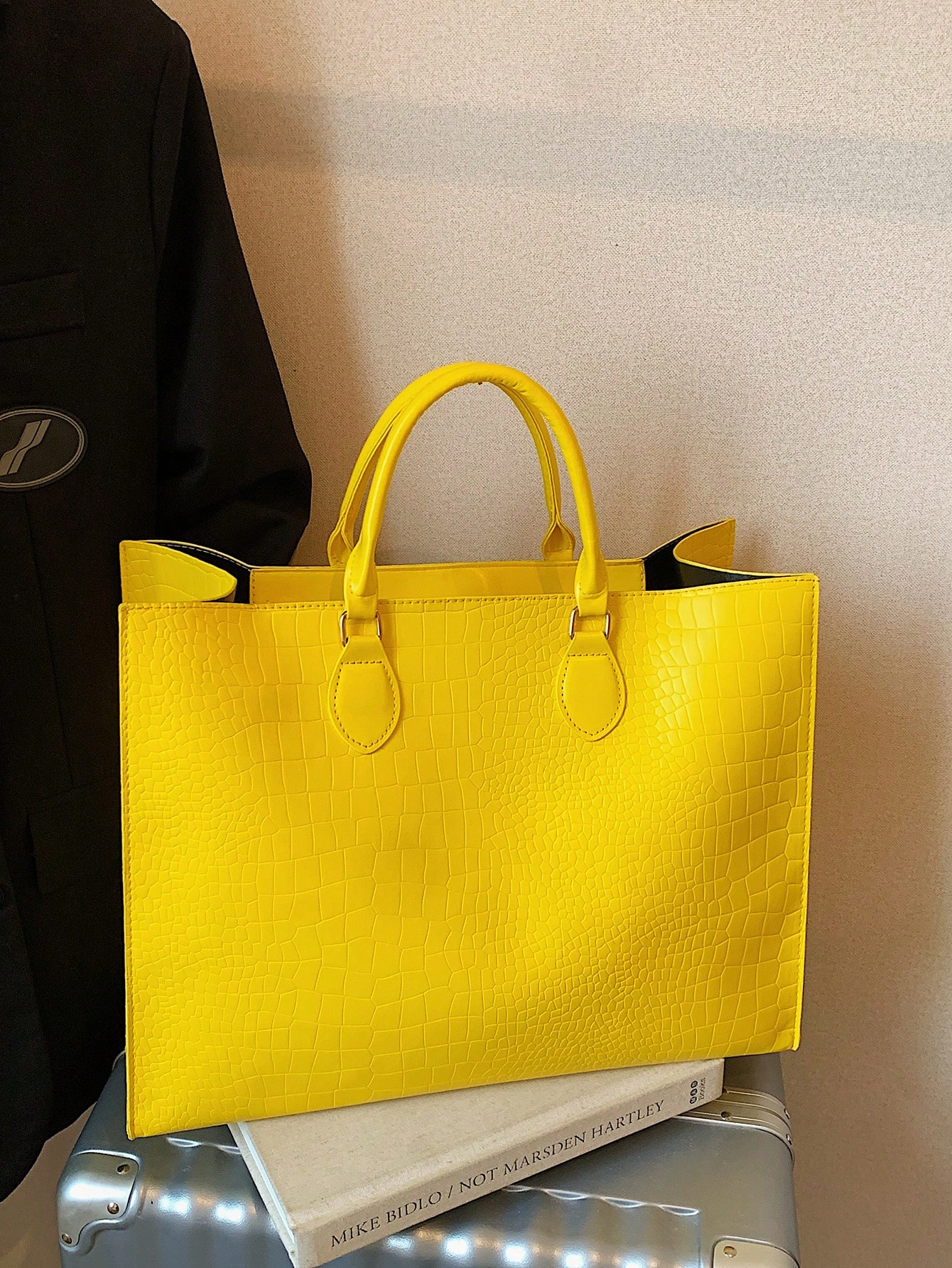Dedoo Sac cabas à la mode imprimé peau de serpent, idéal pour les voyages et le shopping — vue 11