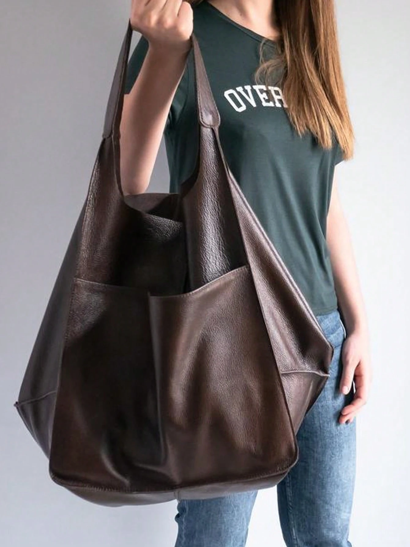 Dedoo Nouveau sac à main grande taille pour femmes automne/hiver, design de niche, — vue 12