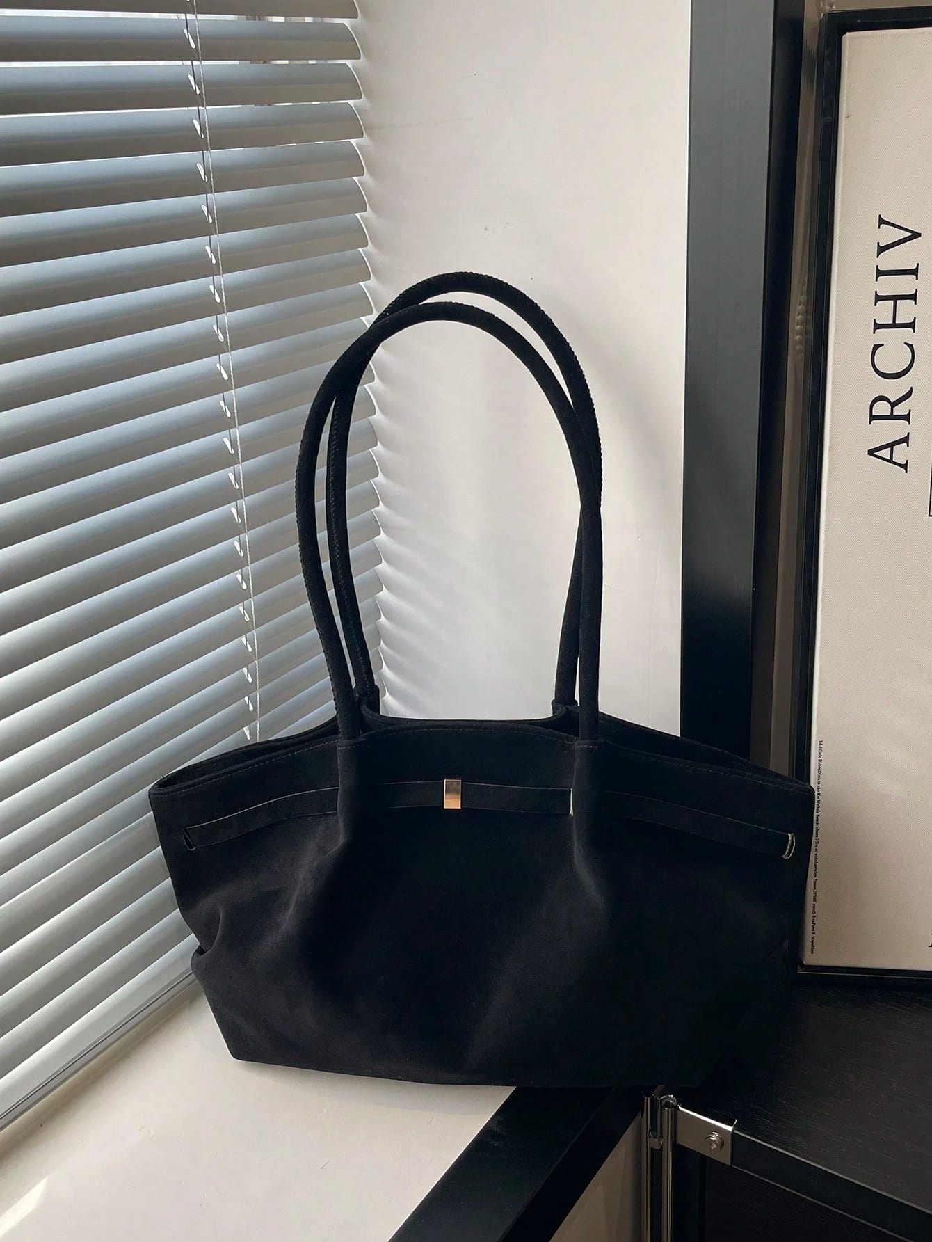 Dedoo 1 pièce Sac à main vintage pour femme, sac d'épaule polyvalent grande capacité mode