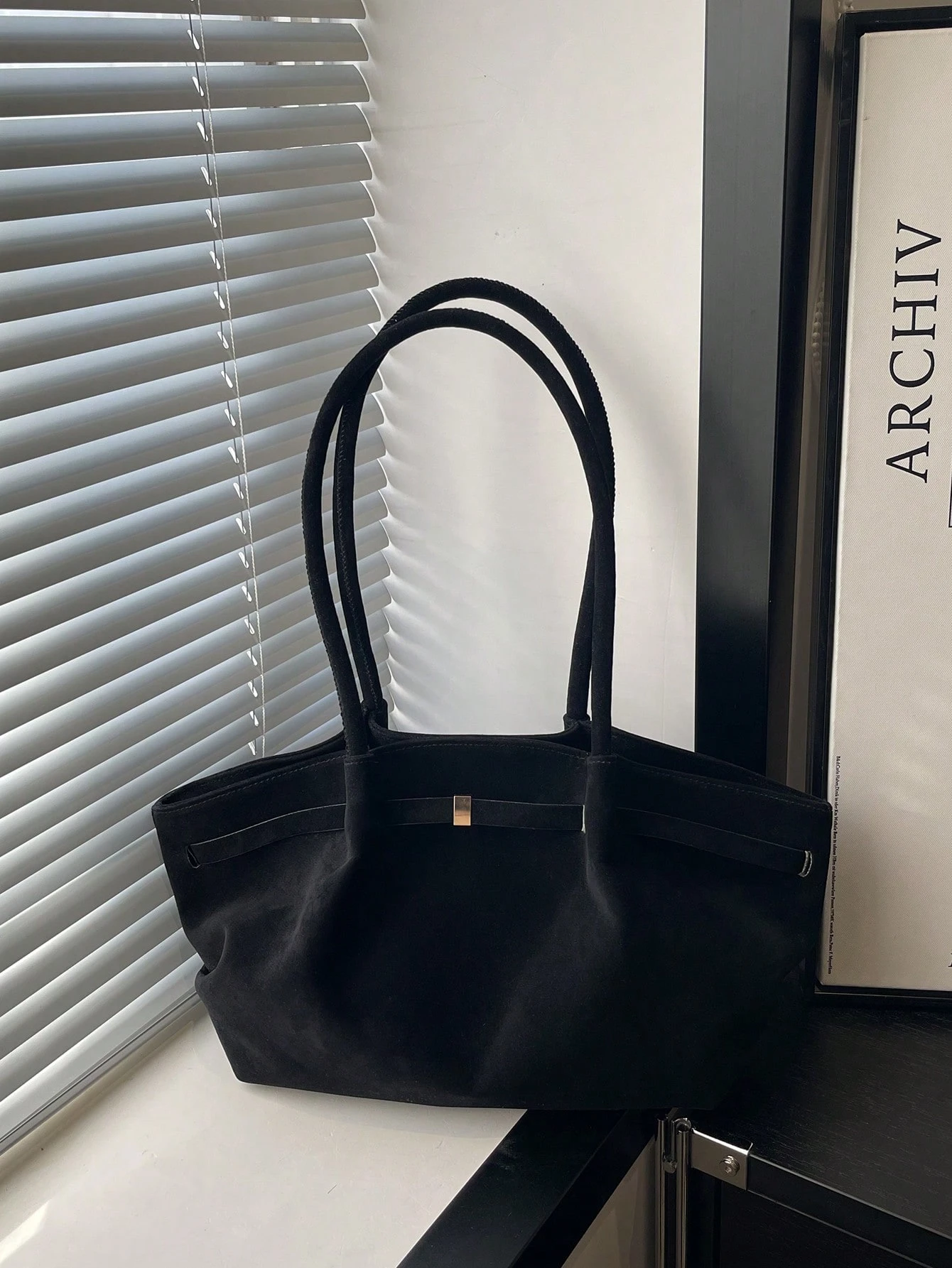 Dedoo 1 pièce Sac à main vintage pour femme, sac d'épaule polyvalent grande capacité mode