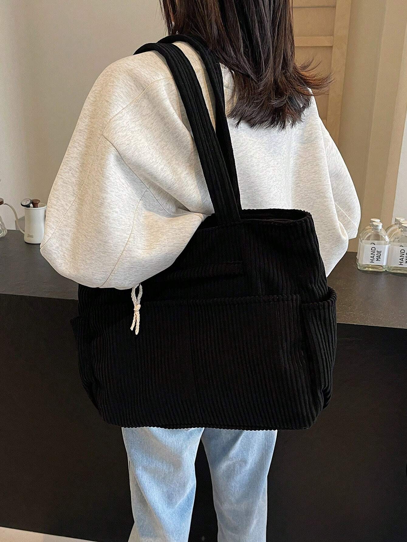 2026 Nouveau sac à bandoulière grande capacité pour femme, design de niche, décontracté — vue 5