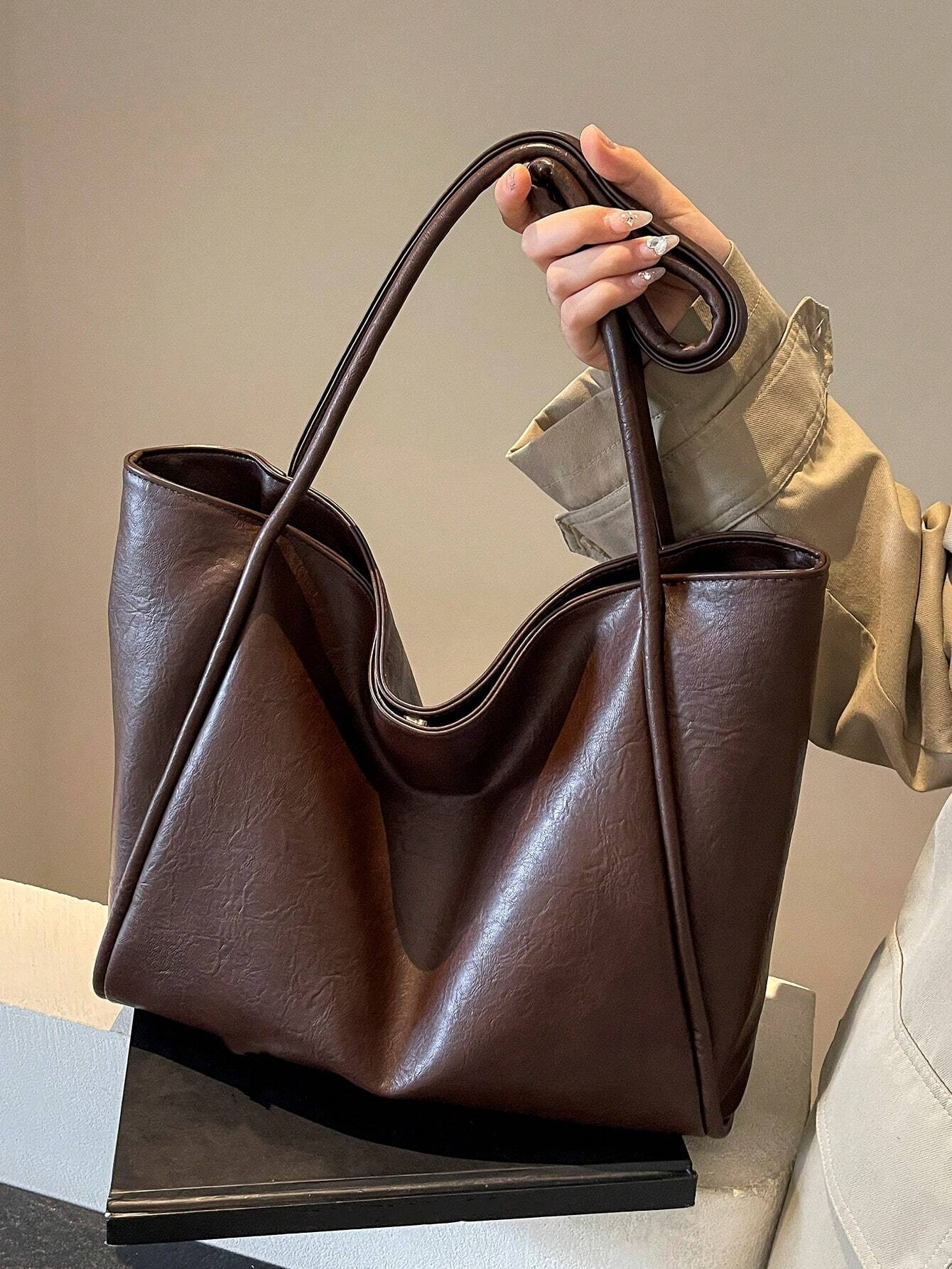 Sac à main élégant bordeaux pour femme, sac à la mode pour les trajets — vue 8