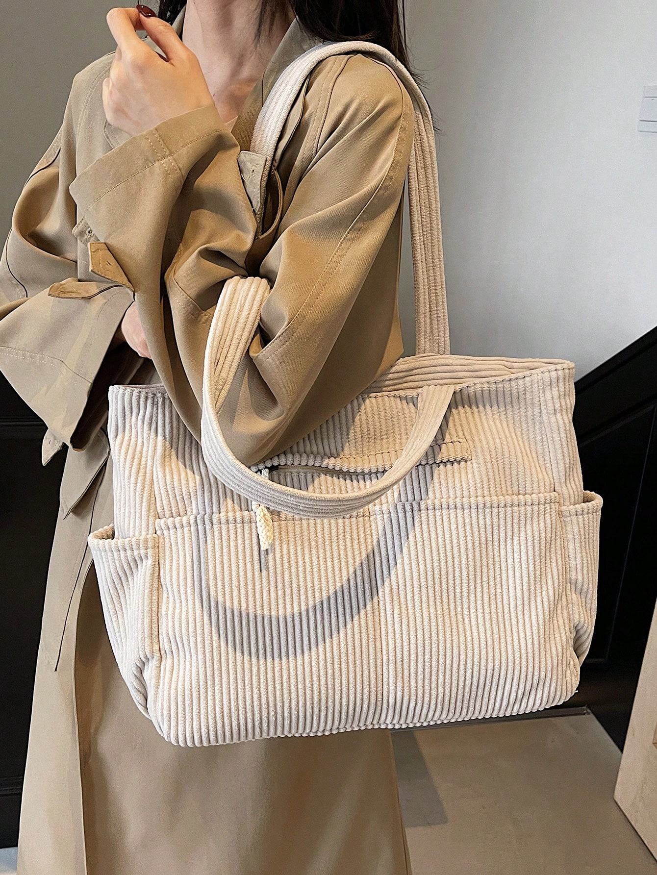 2026 Nouveau sac à bandoulière grande capacité pour femme, design de niche, décontracté — vue 10