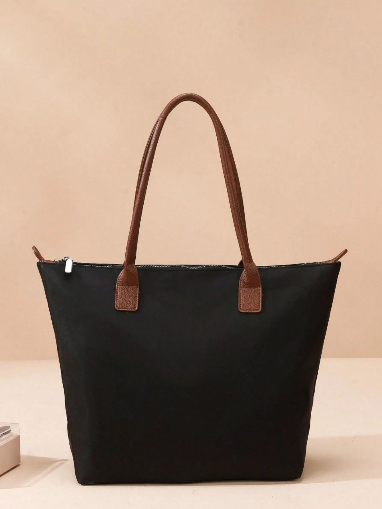 Simple et, grand sac fourre-tout en toile Oxford pour femmes, sac à épaule polyvalent et — vue 6