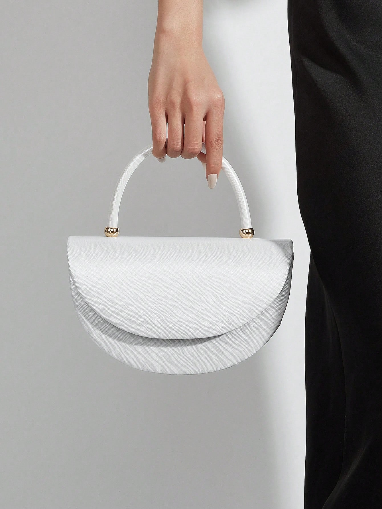 Sac à main enrobé pour femmes, pochette à chaîne, sac de soirée pour mariages, bals et — vue 4