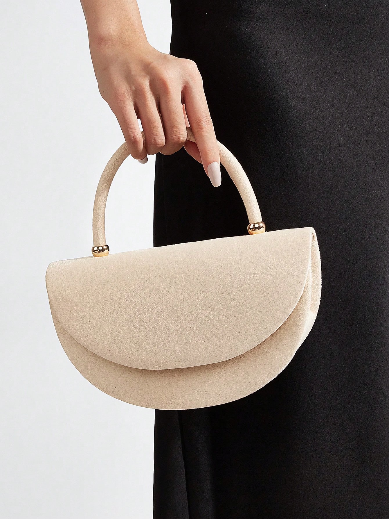Sac à main enrobé pour femmes, pochette à chaîne, sac de soirée pour mariages, bals et — vue 7