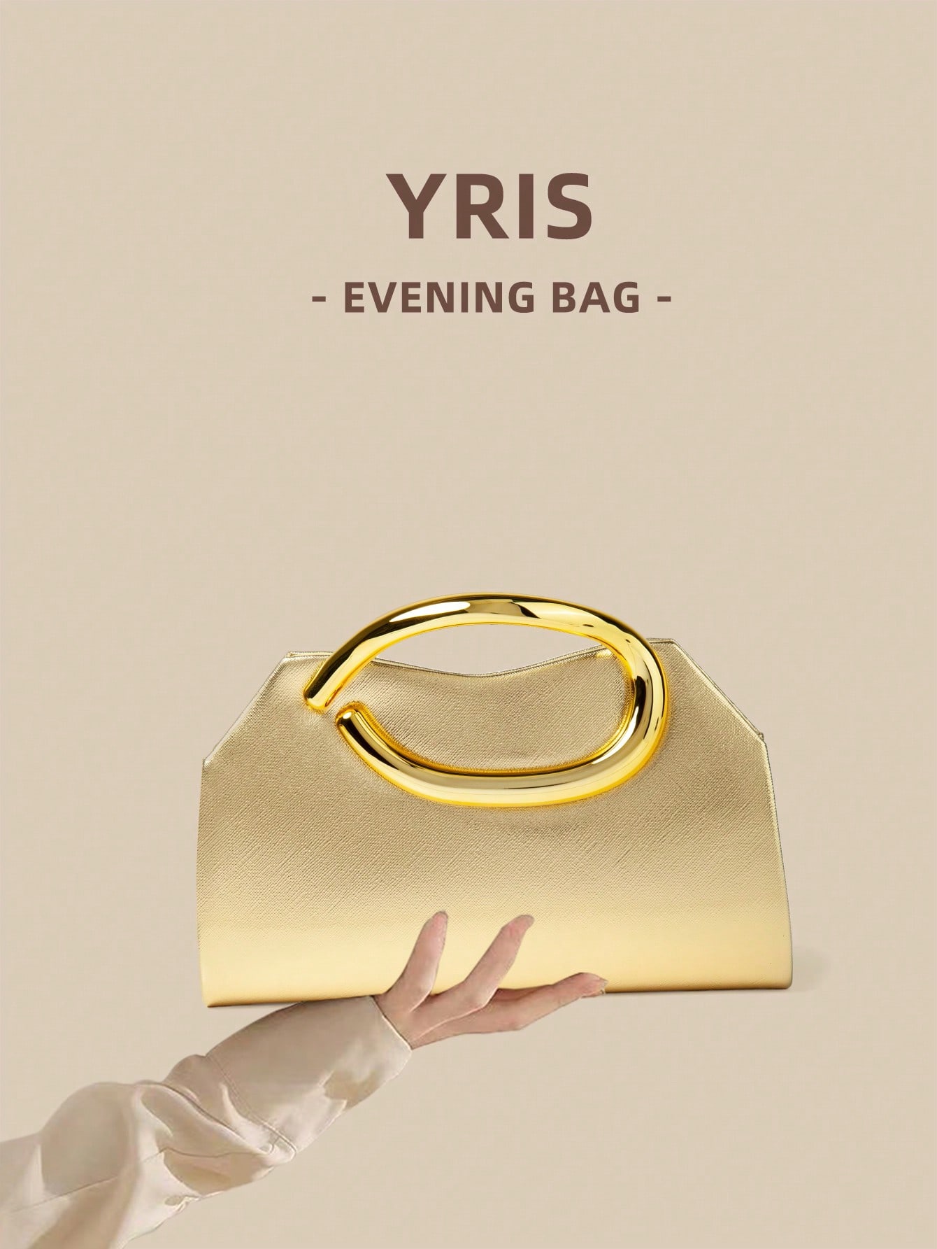 Sac pochette enveloppe blanc pour femme, en matériau PU haut de gamme, design à rabat, — vue 3