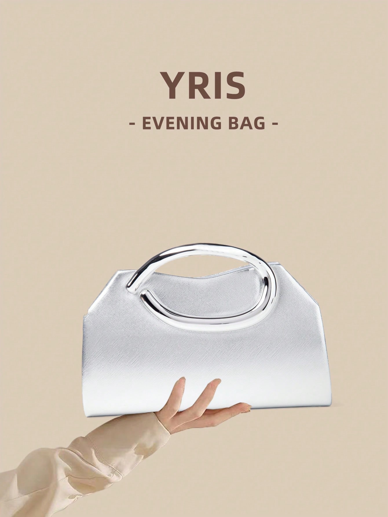Sac pochette enveloppe blanc pour femme, en matériau PU haut de gamme, design à rabat, — vue 4