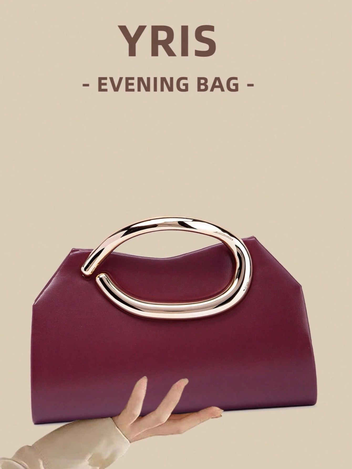 Sac pochette enveloppe blanc pour femme, en matériau PU haut de gamme, design à rabat, — vue 9