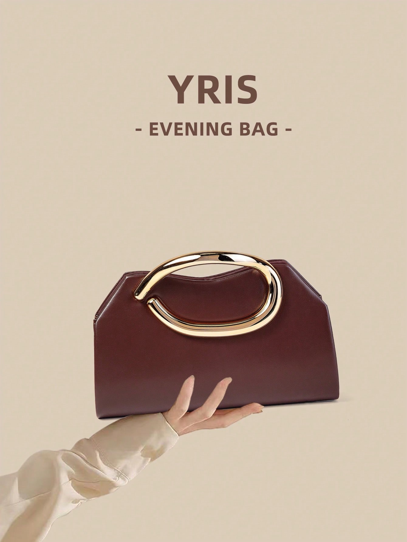 Sac pochette enveloppe blanc pour femme, en matériau PU haut de gamme, design à rabat, — vue 7