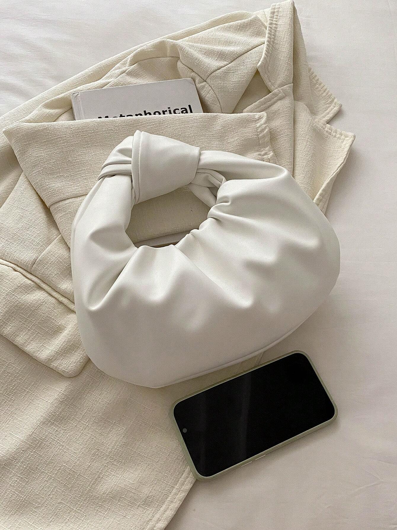Sac à main en PU plissé en forme de nuage pour femmes, sac fourre-tout et de haute qualité — vue 7