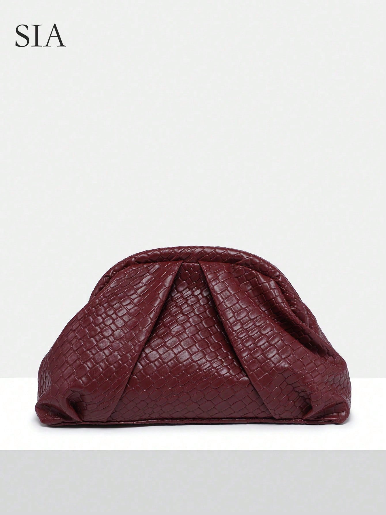 Sac à bandoulière en forme de croissant grande capacité en faux cuir style vintage punk