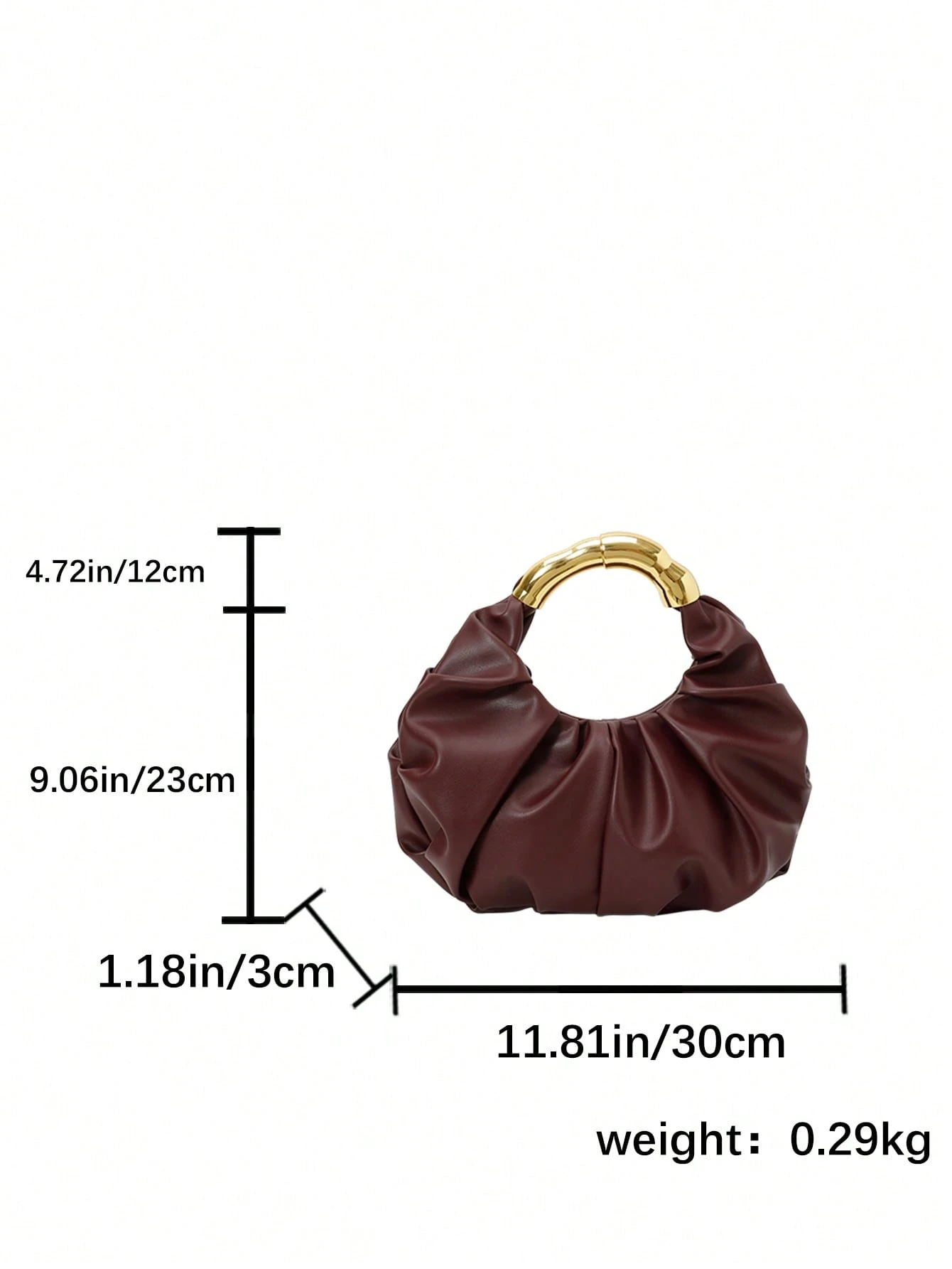 SIMUTINE Sac à main unique et de haute qualité en forme de nuage pour femme, nouveau sac — vue 4