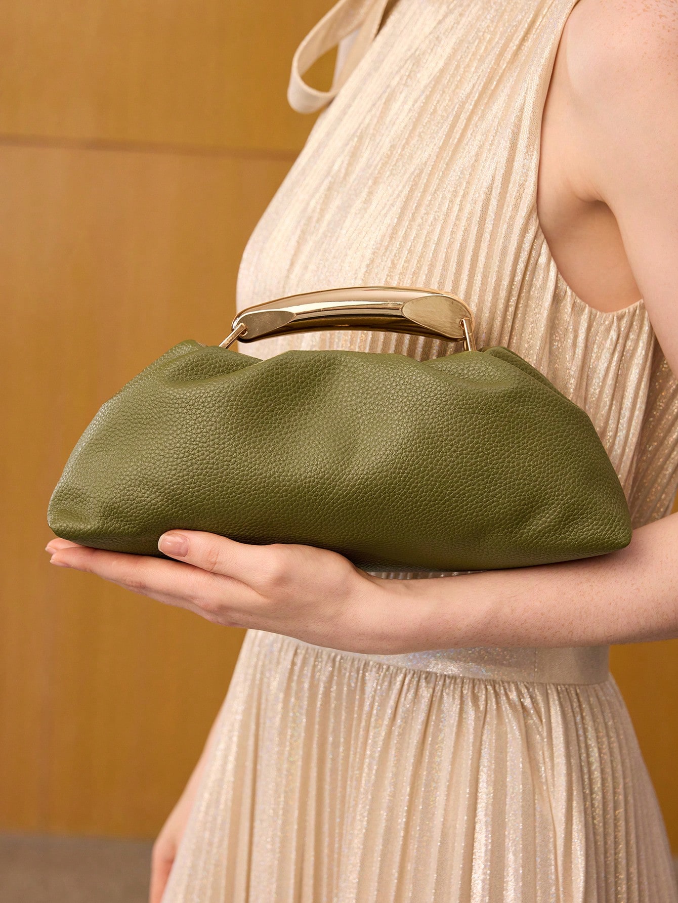 MOTF PREMIUM SAC À MAIN AVEC POIGNÉE SUPÉRIEURE en PU ET PERLES
