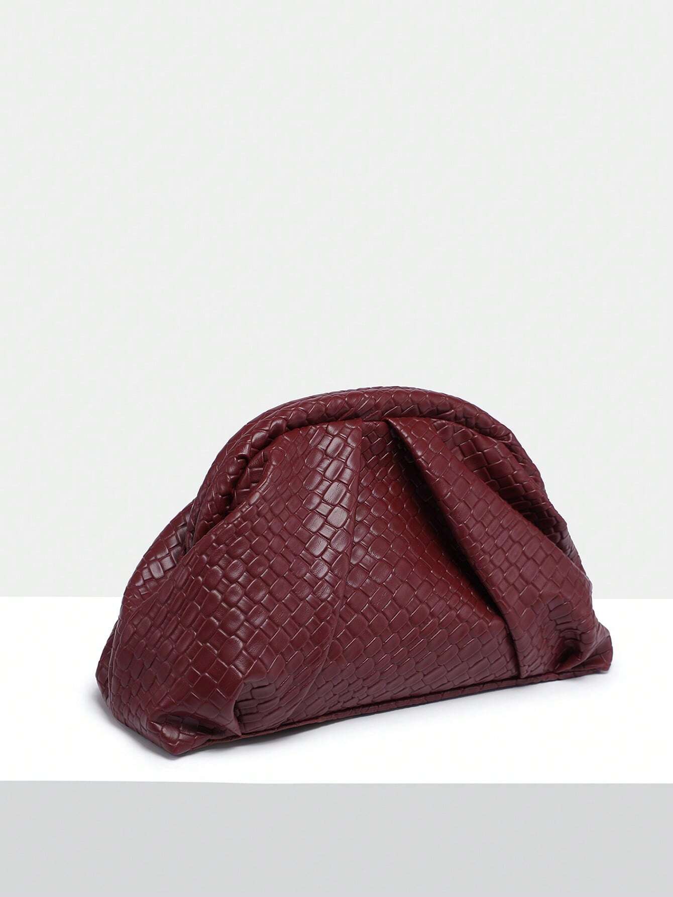 Sac à bandoulière en forme de croissant grande capacité en faux cuir style vintage punk — vue 3