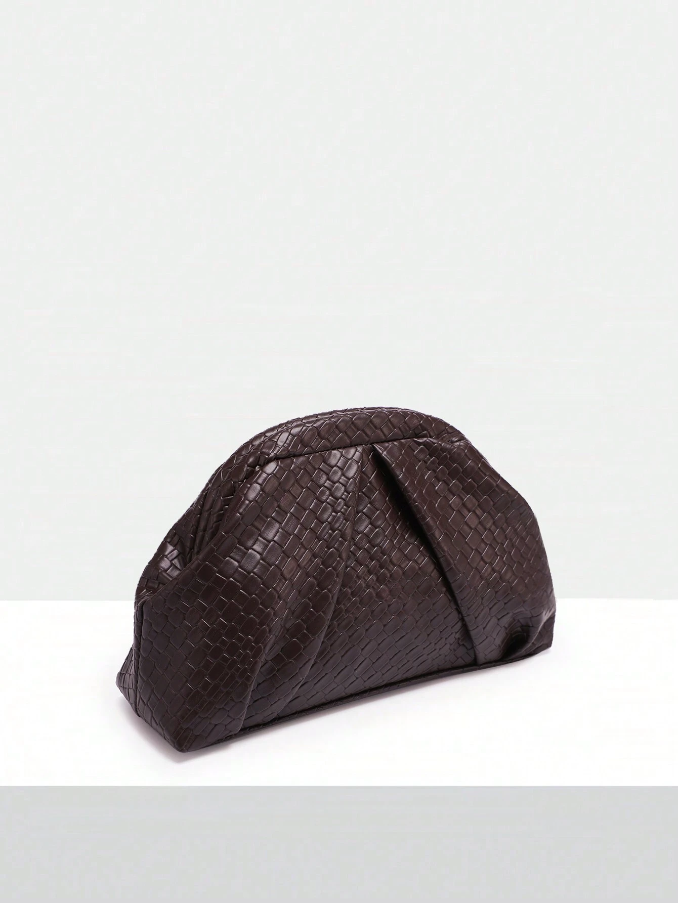 Sac à bandoulière en forme de croissant grande capacité en faux cuir style vintage punk — vue 4