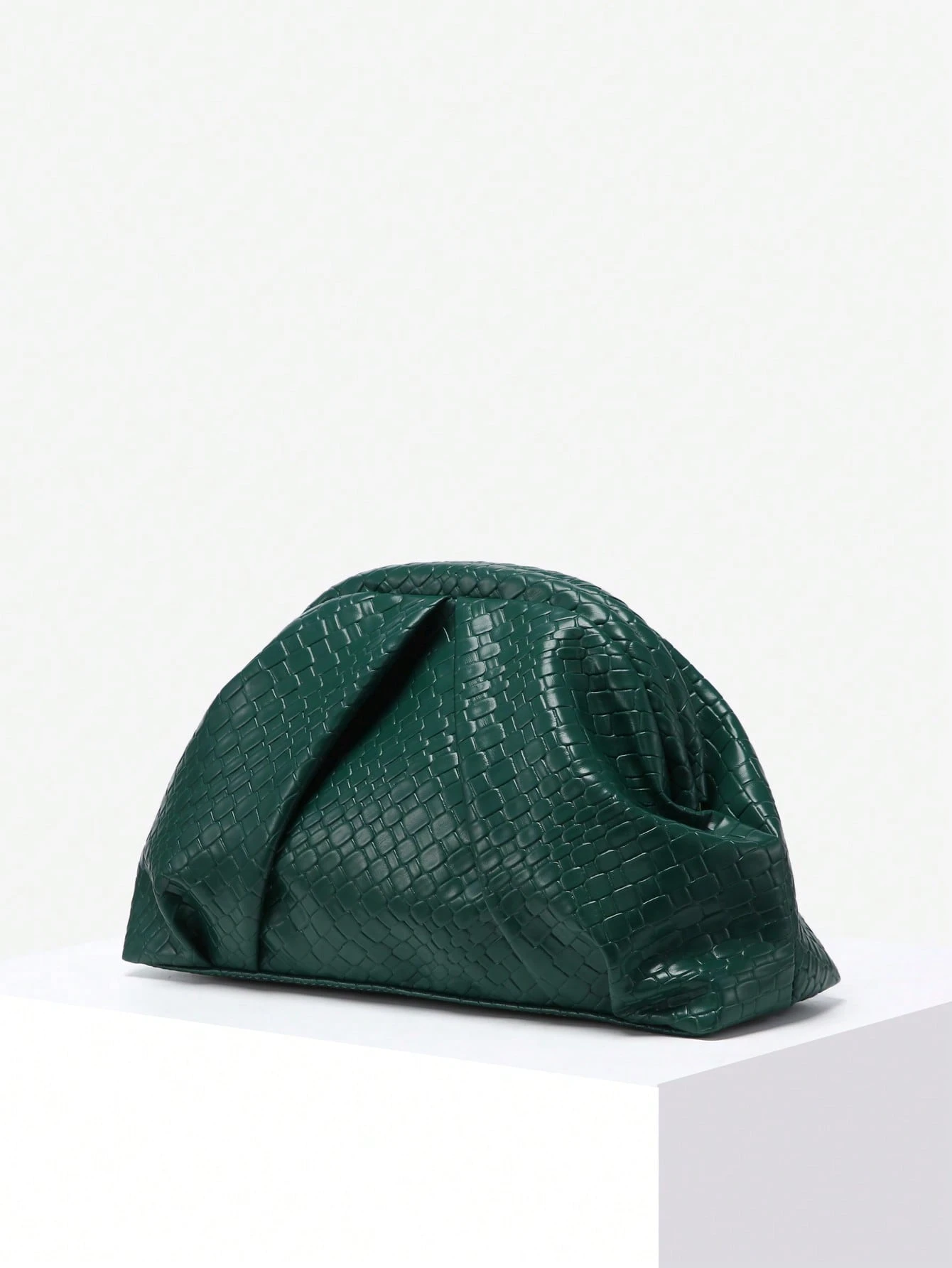 Sac à bandoulière en forme de croissant grande capacité en faux cuir style vintage punk — vue 6