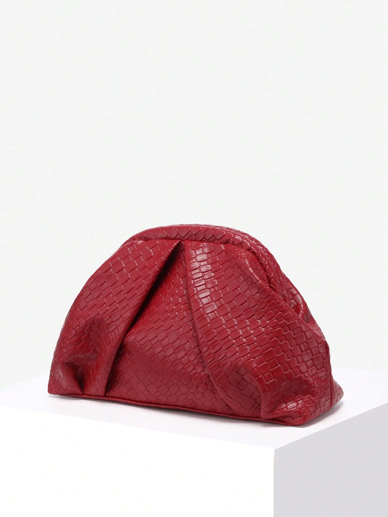 Sac à bandoulière en forme de croissant grande capacité en faux cuir style vintage punk — vue 8