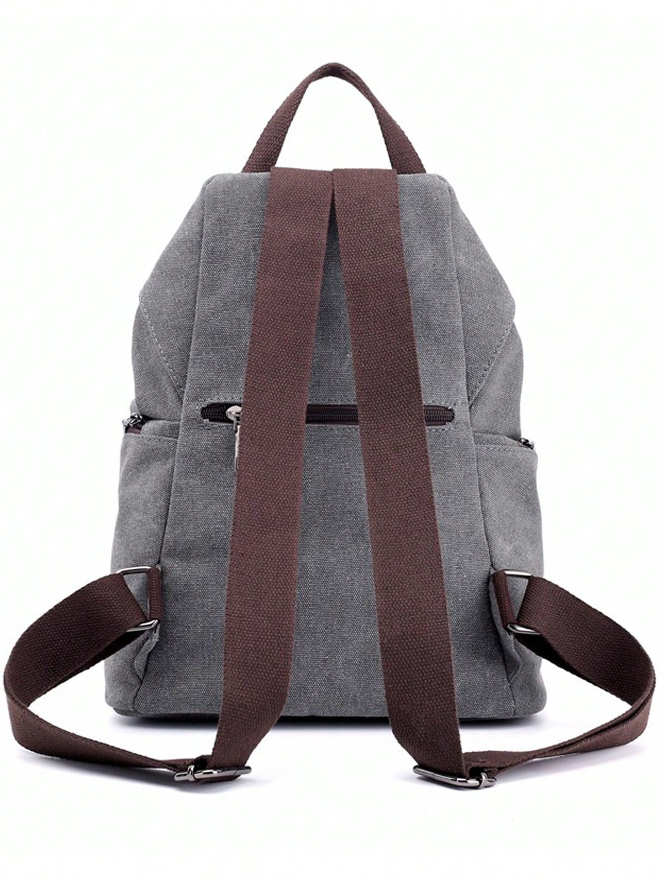 Sac à dos en canevas pour femmes Sac à dos décontracté pour étudiants, Sac à bandoulière — vue 3