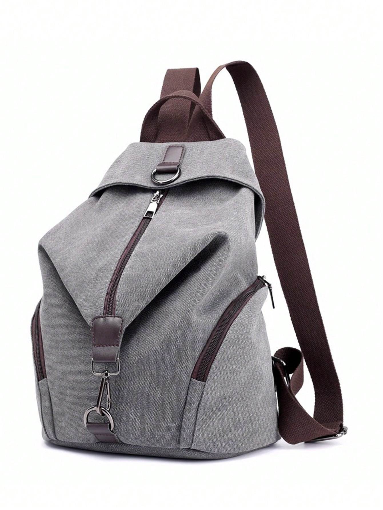Sac à dos en canevas pour femmes Sac à dos décontracté pour étudiants, Sac à bandoulière — vue 5