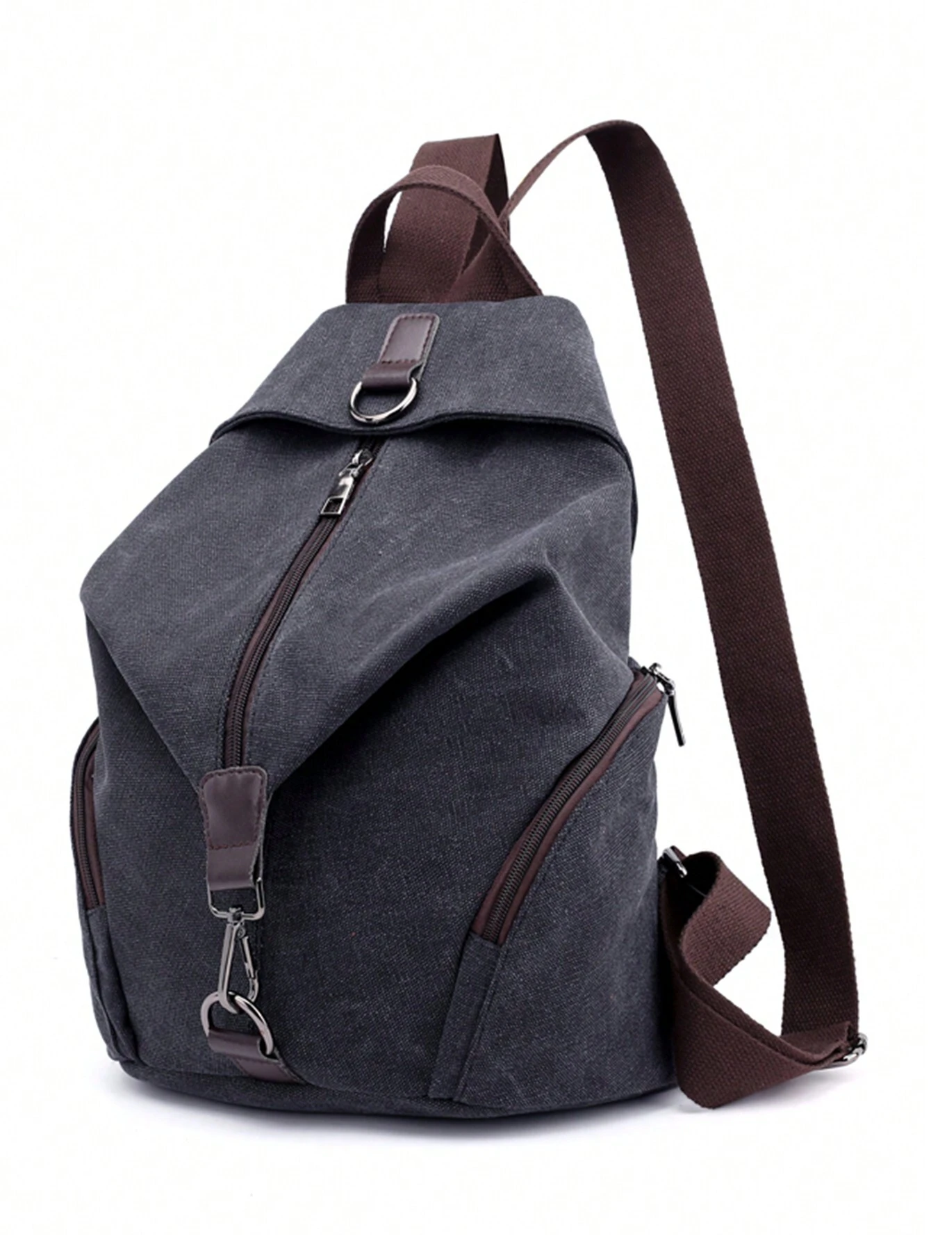 Sac à dos en canevas pour femmes Sac à dos décontracté pour étudiants, Sac à bandoulière — vue 12