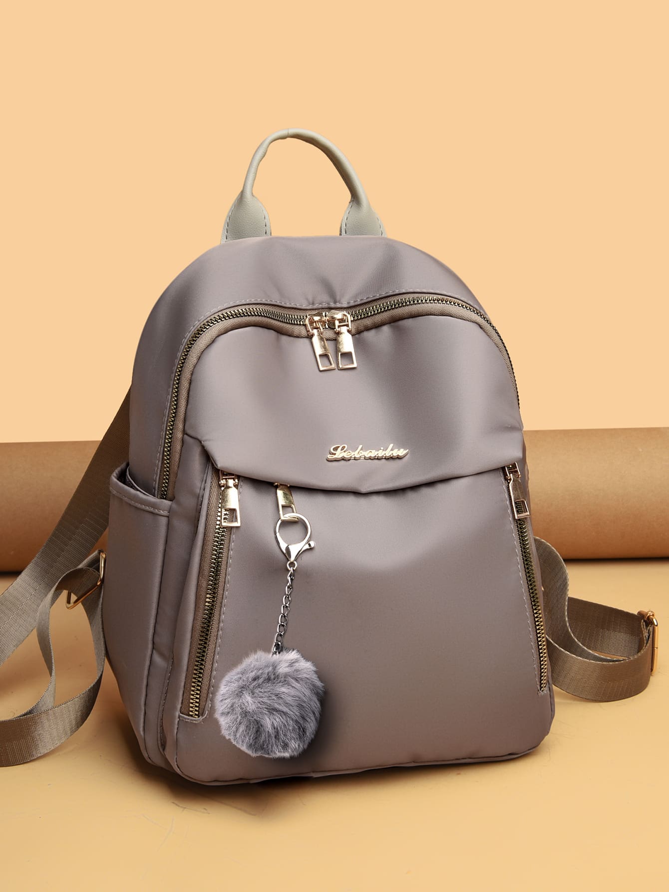 Sac à dos imperméable et léger avec breloque pour sac d'école pour diplômés, — vue 3