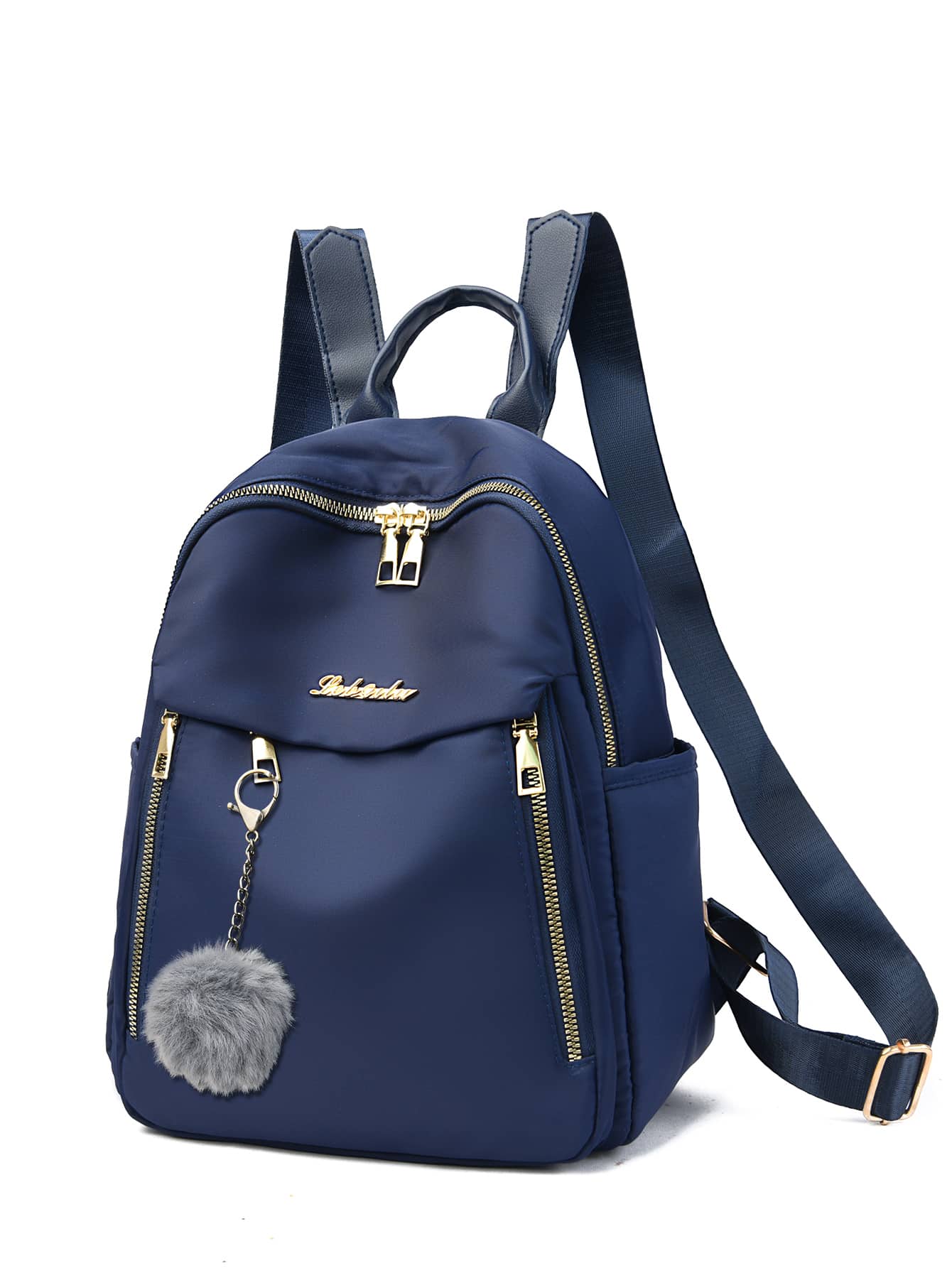 Sac à dos imperméable et léger avec graphique de lettres et sac charme, sac d'école pour — vue 4