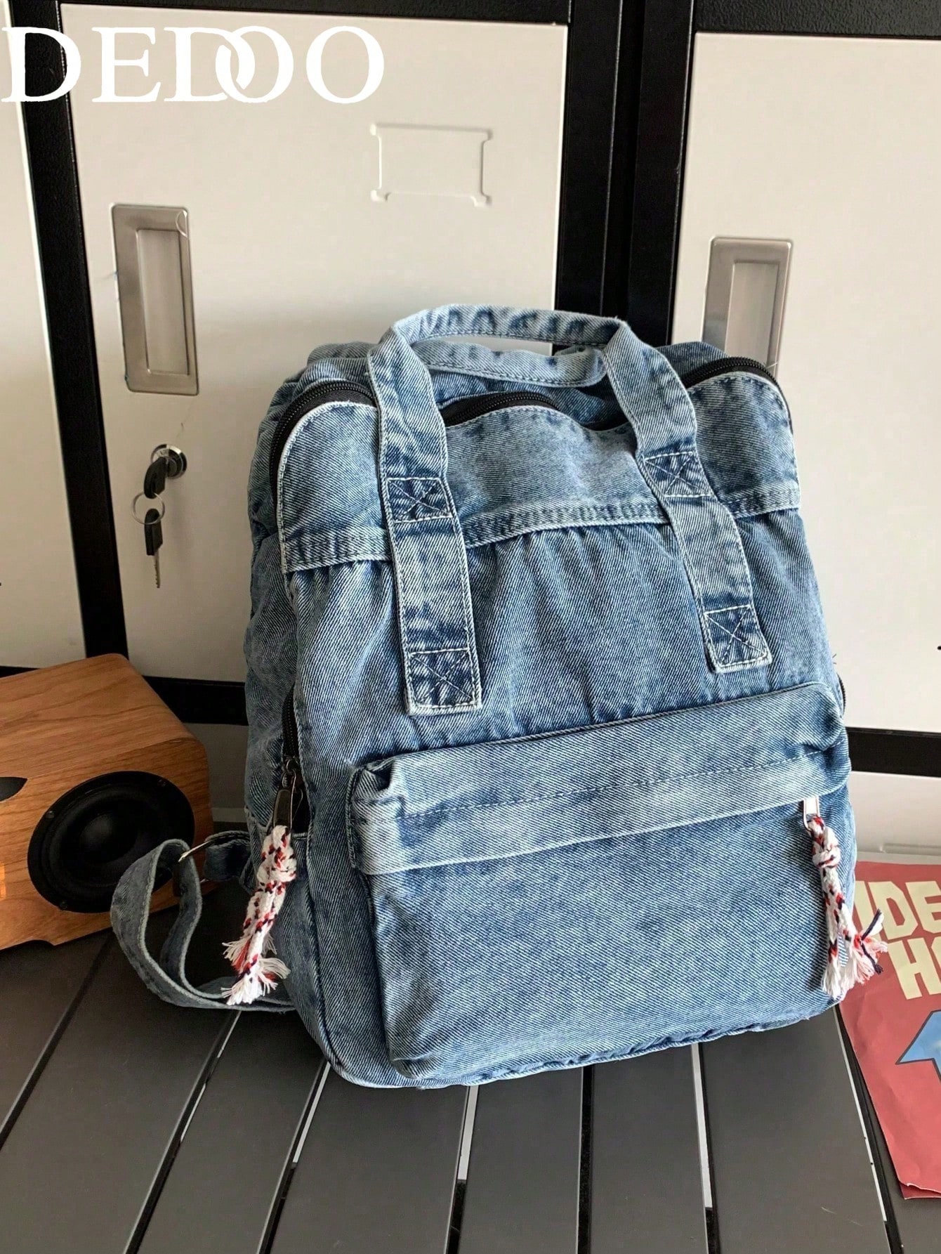 Dedoo Produit de l'entreprise, unisexe, mode automne/hiver, texture de haute qualité, sac — vue 3