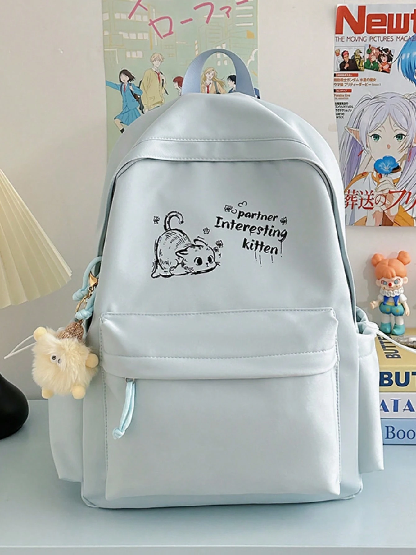 Sac à dos pour fille, polyvalent, adapté aux élèves du secondaire, grande capacité, style — vue 3