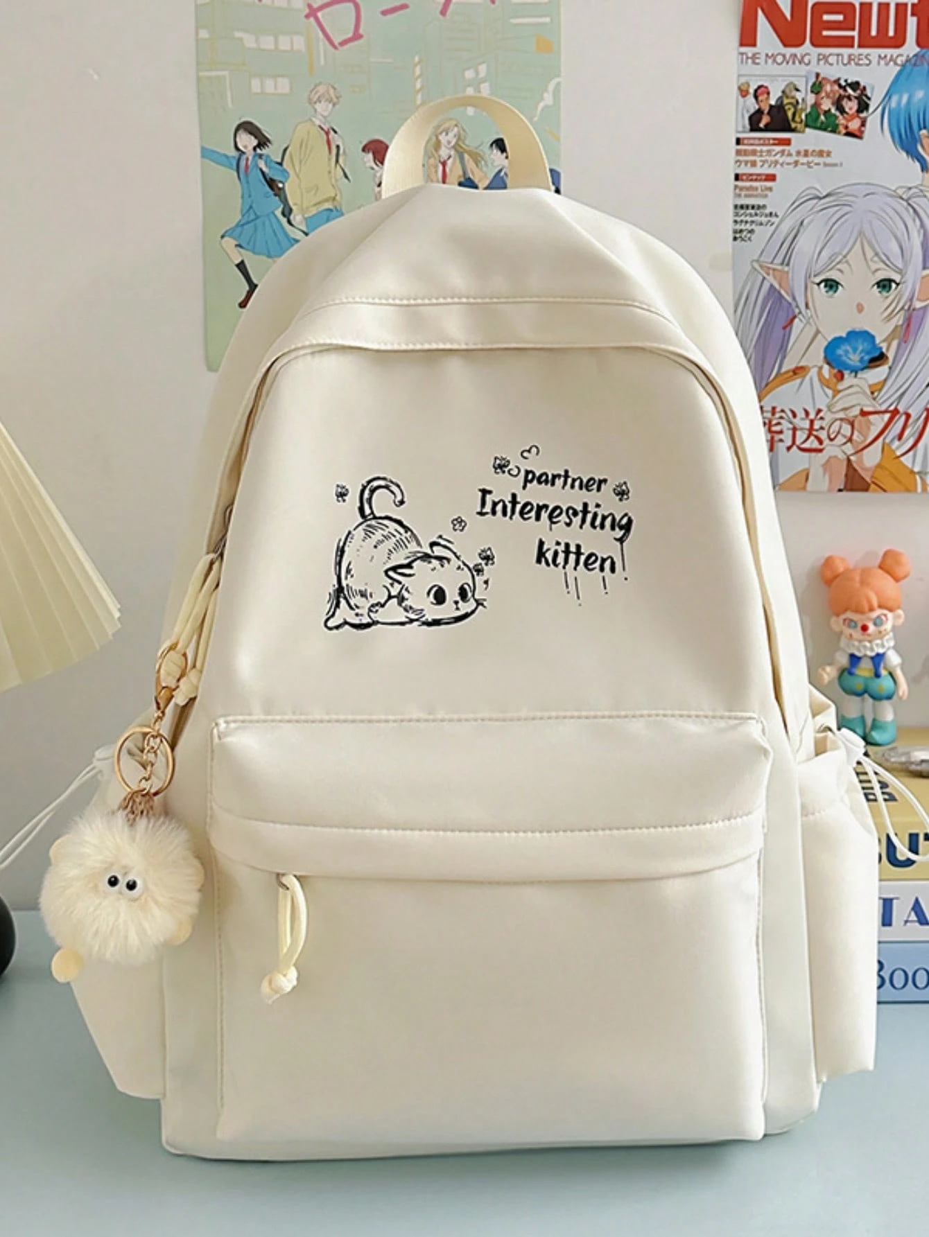 Sac à dos pour fille, polyvalent, adapté aux élèves du secondaire, grande capacité, style
