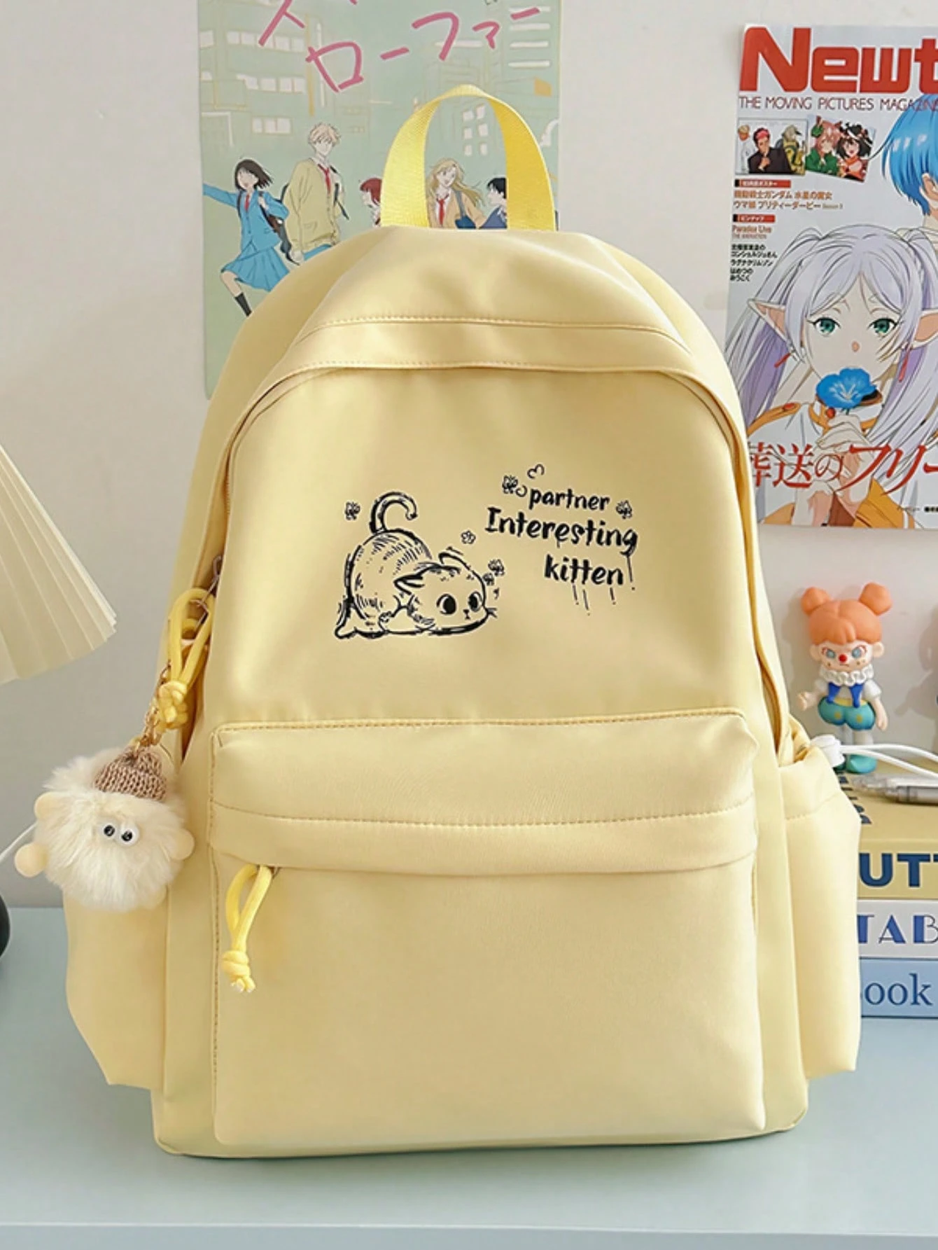 Sac à dos pour fille, polyvalent, adapté aux élèves du secondaire, grande capacité, style — vue 2