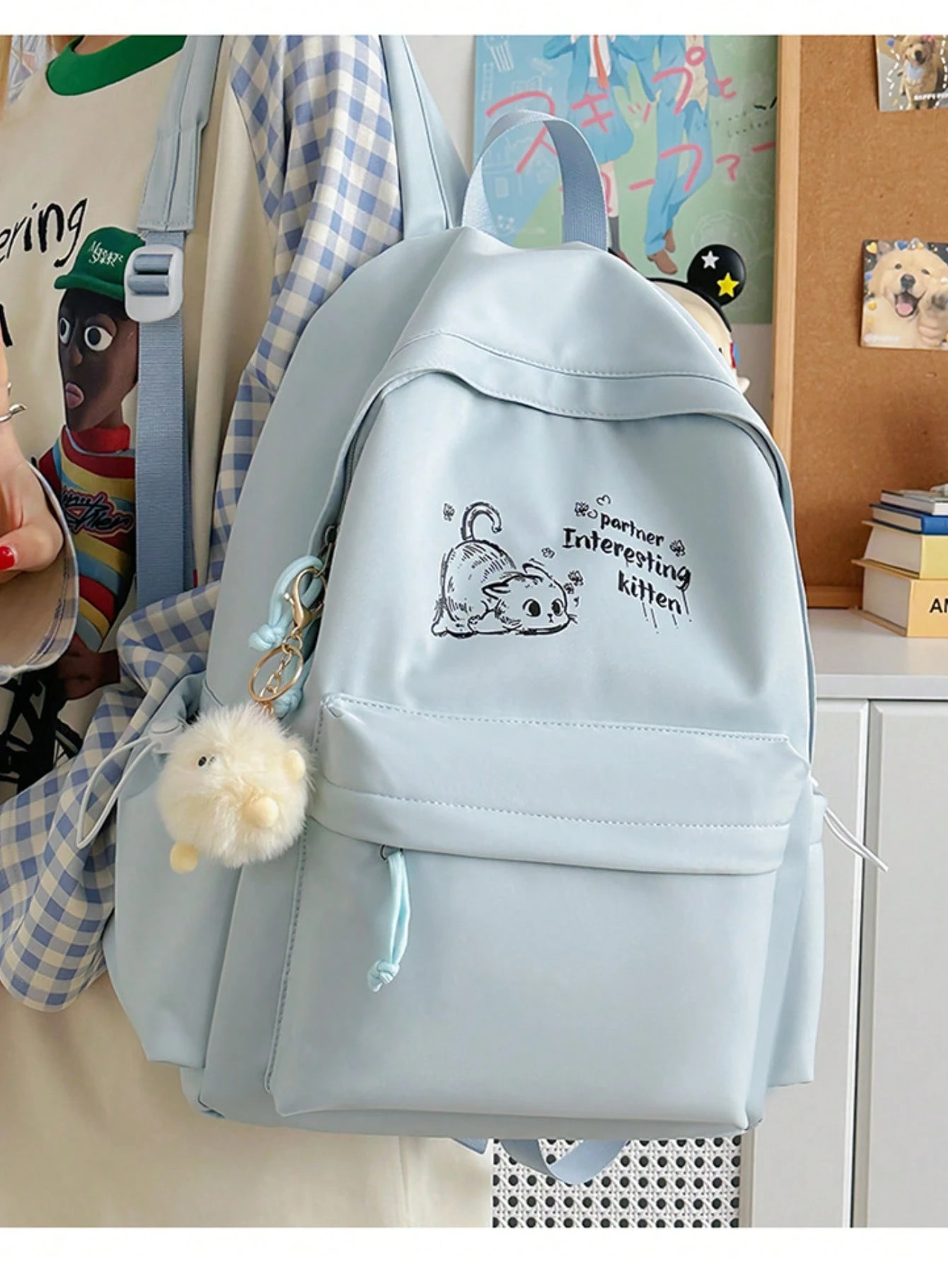 Sac à dos pour fille, polyvalent, adapté aux élèves du secondaire, grande capacité, style — vue 9