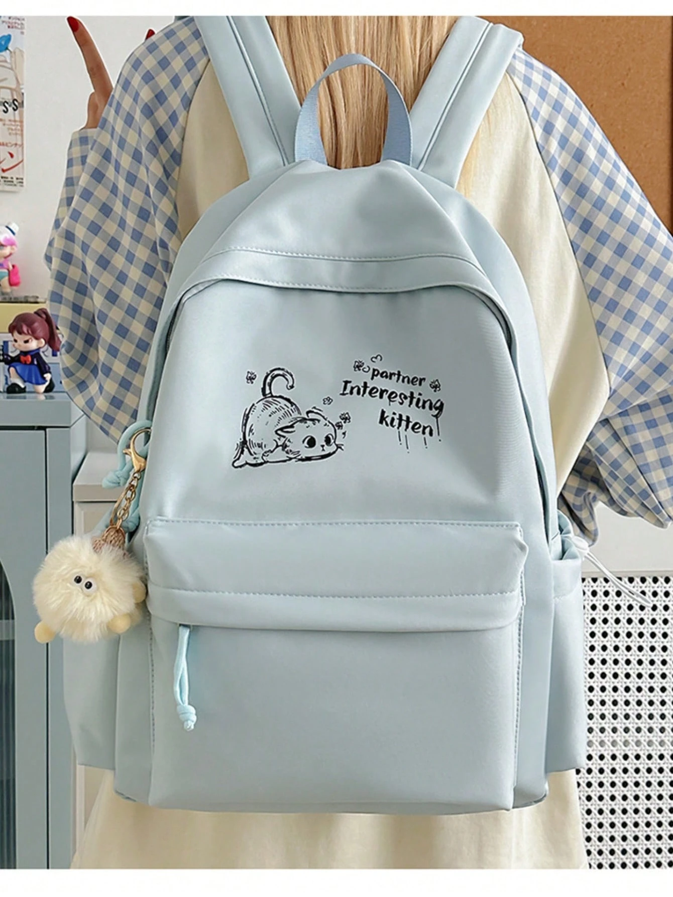 Sac à dos pour fille, polyvalent, adapté aux élèves du secondaire, grande capacité, style — vue 12