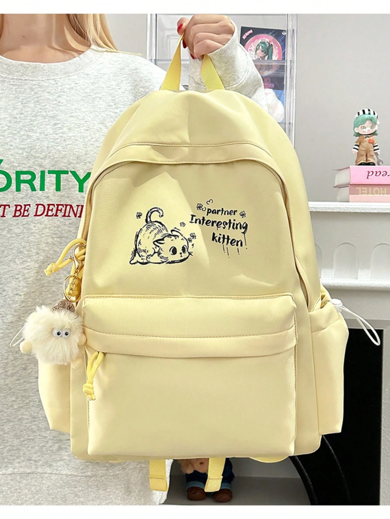 Sac à dos pour fille, polyvalent, adapté aux élèves du secondaire, grande capacité, style — vue 8