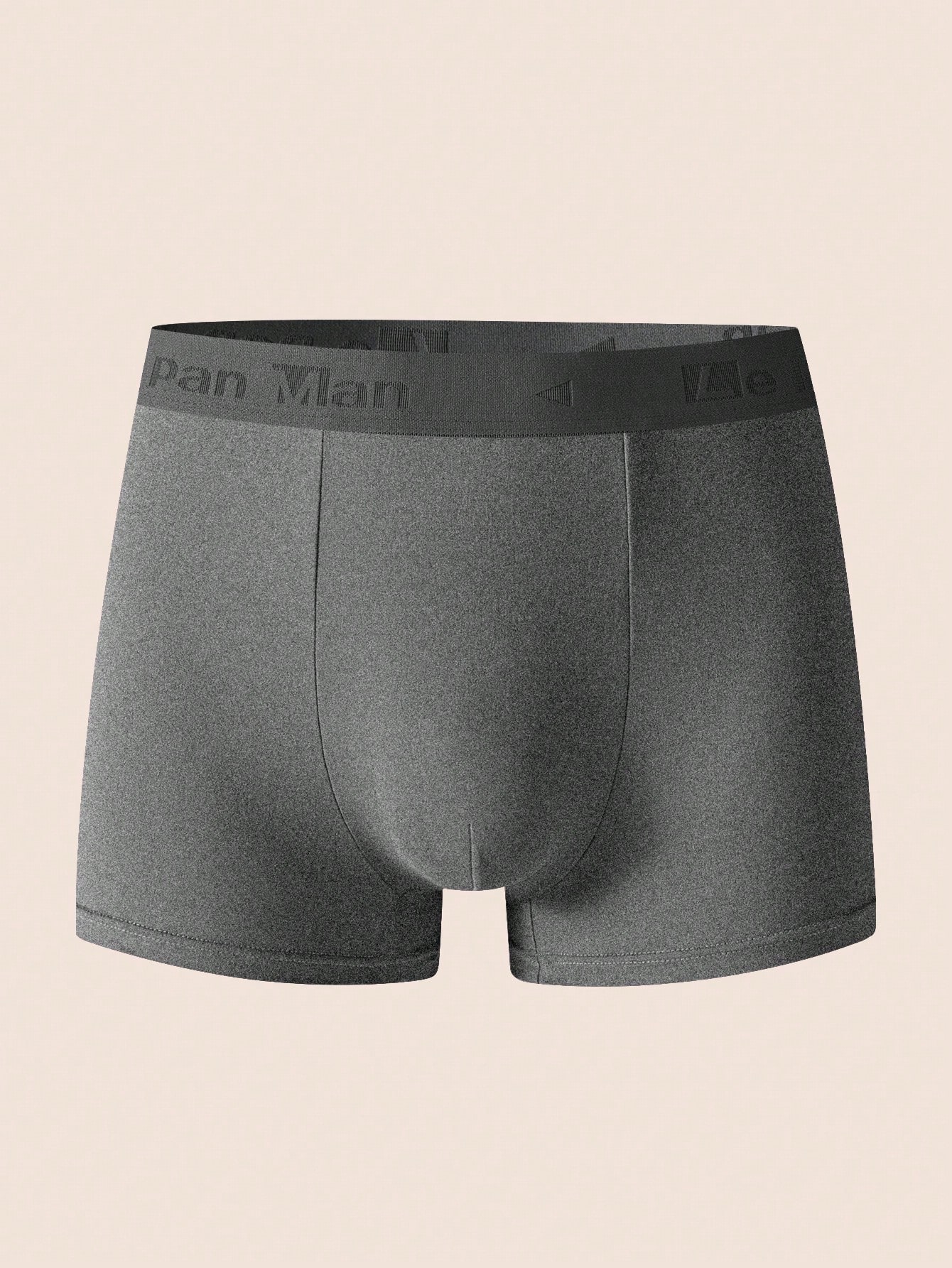7 pièces/paquet Boxers hommes avec bande de taille à motif lettres, confortables et — vue 5