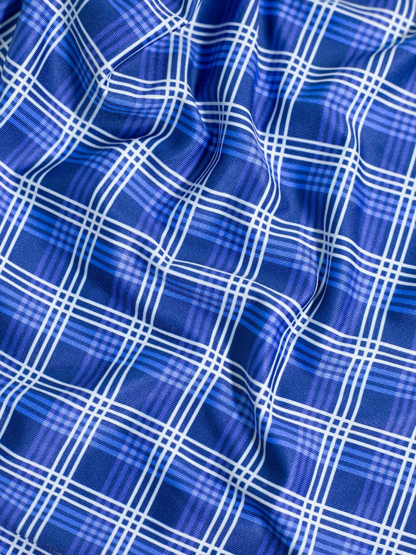 Sous-vêtements pour hommes aléatoires, tissu en polyester, imprimé à carreaux, pantalon — vue 4